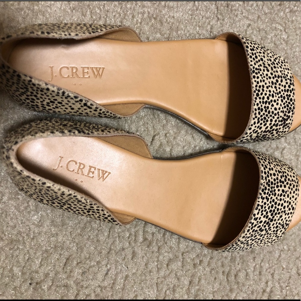 Worn once! J Crew flats